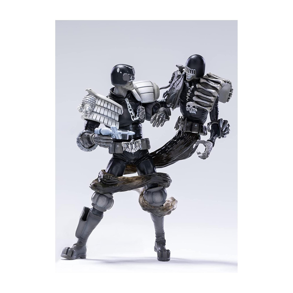 Hiya Toys - SDCC 2022 JUDGE DREDD VS DEATH BLACK & WHITE PX 1/8