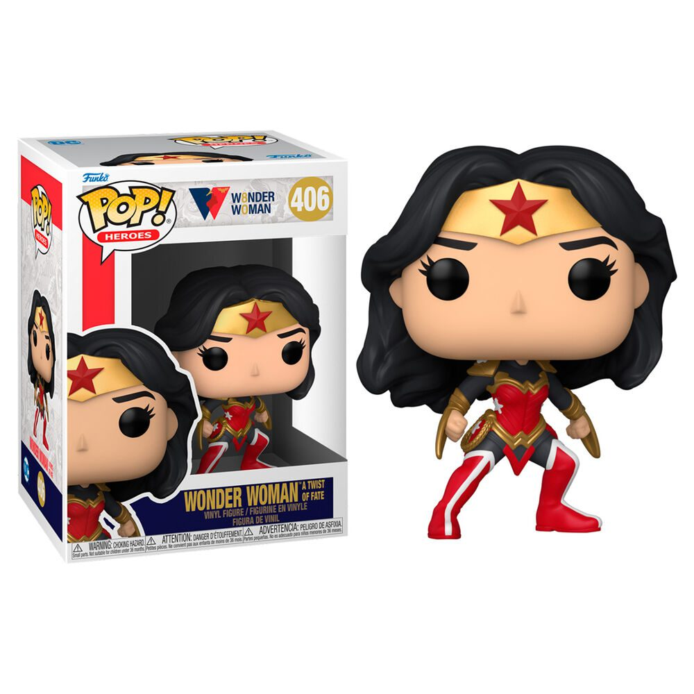 Funko - POP HEROS WONDER WOMAN 80TH A TWIST OF FATE WONDER WOMAN  #406