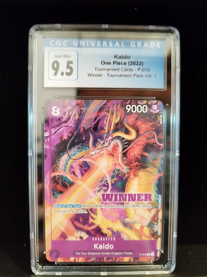 Bandai - One Piece TCG - Kaido - P-010 (Winner Version) CGC Graded 9.5