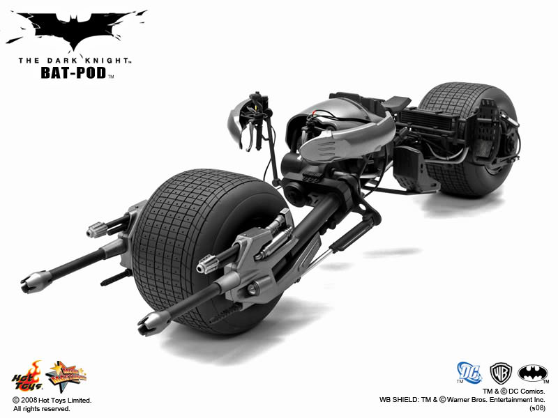 Hot Toys - Hot Toys -  Bat-Pod MMS70 The Dark knight (2009) (Usagé)