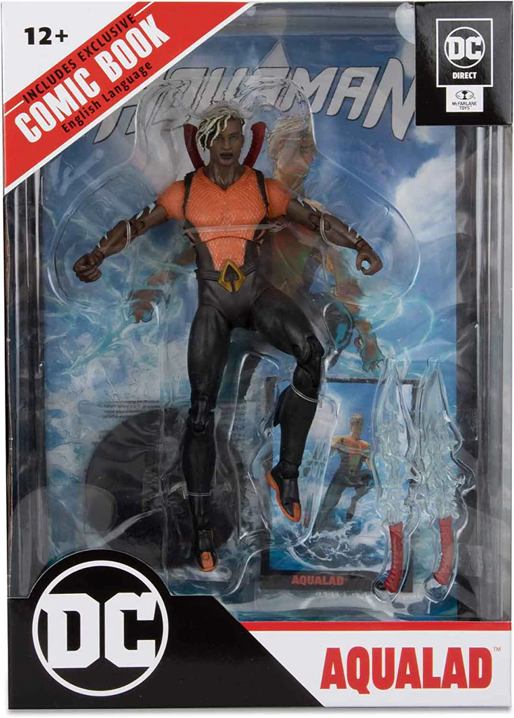 McFarlane Toys - DC DIRECT 7" FIG W/ COMIC AQUAMAN - AQUALAD