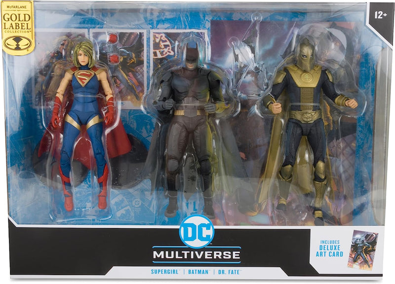 McFarlane Toys - DC MULTIVERSE 7" 3PK-BATMAN, DR.FATE, SUPERGIRL