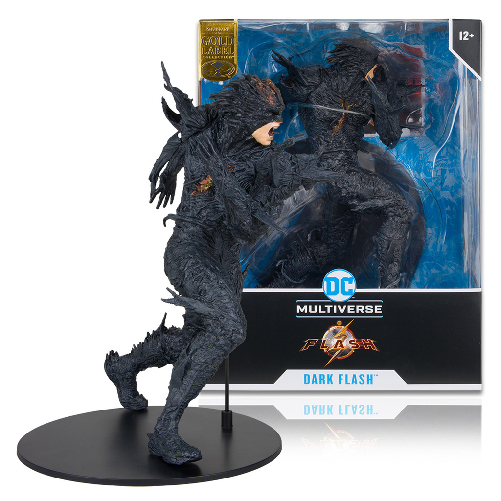 McFarlane Toys - DC THE FLASH MOVIE 12" - Dark Flash EXCLUSIVE  GOLD LABEL