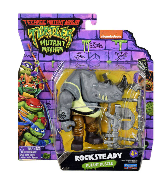 Teenage Mutant Ninja Turtles: Mutant Mayhem Rocksteady Basic Action Figure