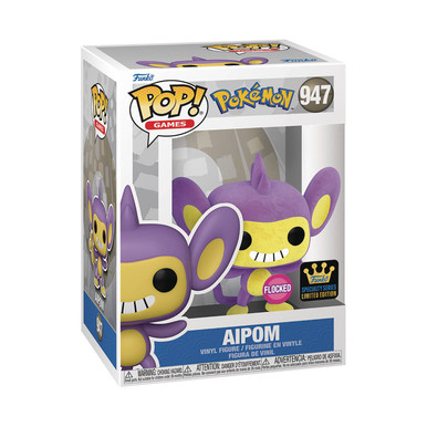 Pokemon Aipom Flocked Pop! Vinyl Figure - Specialty Series