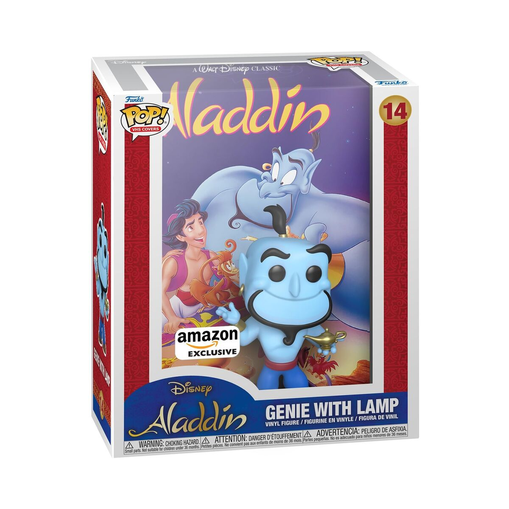 POP VHS COVER DISNEY ALADDIN - Genie with lamp