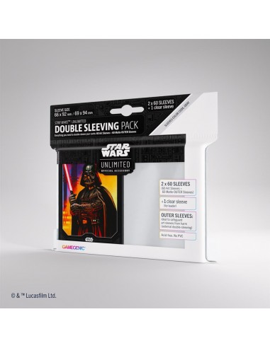 Star Wars Unlimited Art Sleeves Double Sleeving Pack Darth Vader