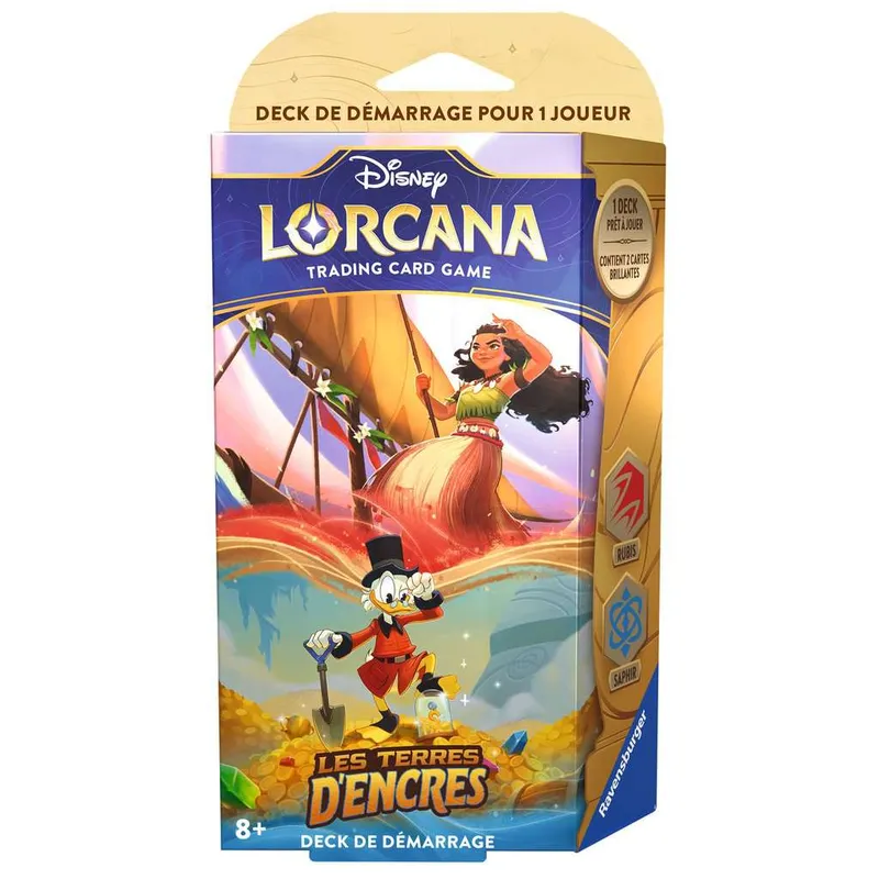 DISNEY LORCANA Les Terres d'Encres STARTER - Rubis et Saphir