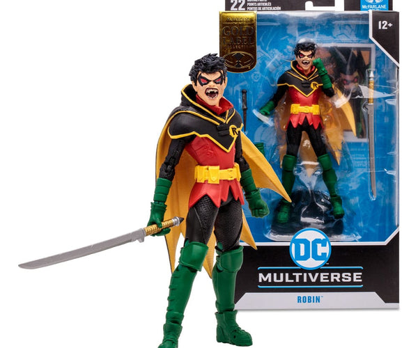 DC MULTIVERSE 7"-DAMIAN WAYNE ROBIN (GOLD LABEL)