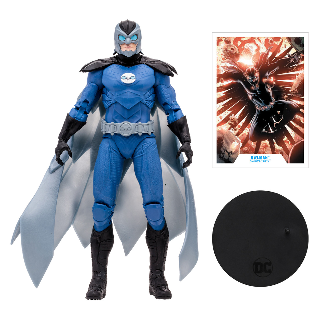 DC MULTIVERSE 7"-OWLMAN (FOREVER EVIL) (GOLD LABEL)