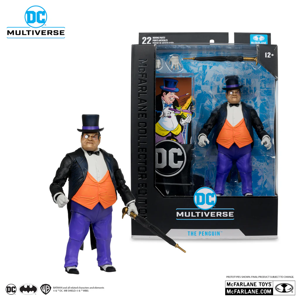 DC MCFARLANE COLLECTOR EDITION 7" WV4 - #12 THE PENGUIN