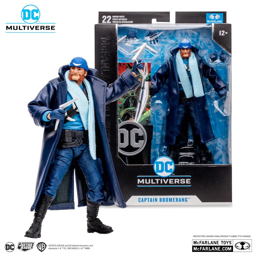 DC MCFARLANE COLLECTOR EDITION 7" WV4 - #13 CAPTAIN BOOMERANG