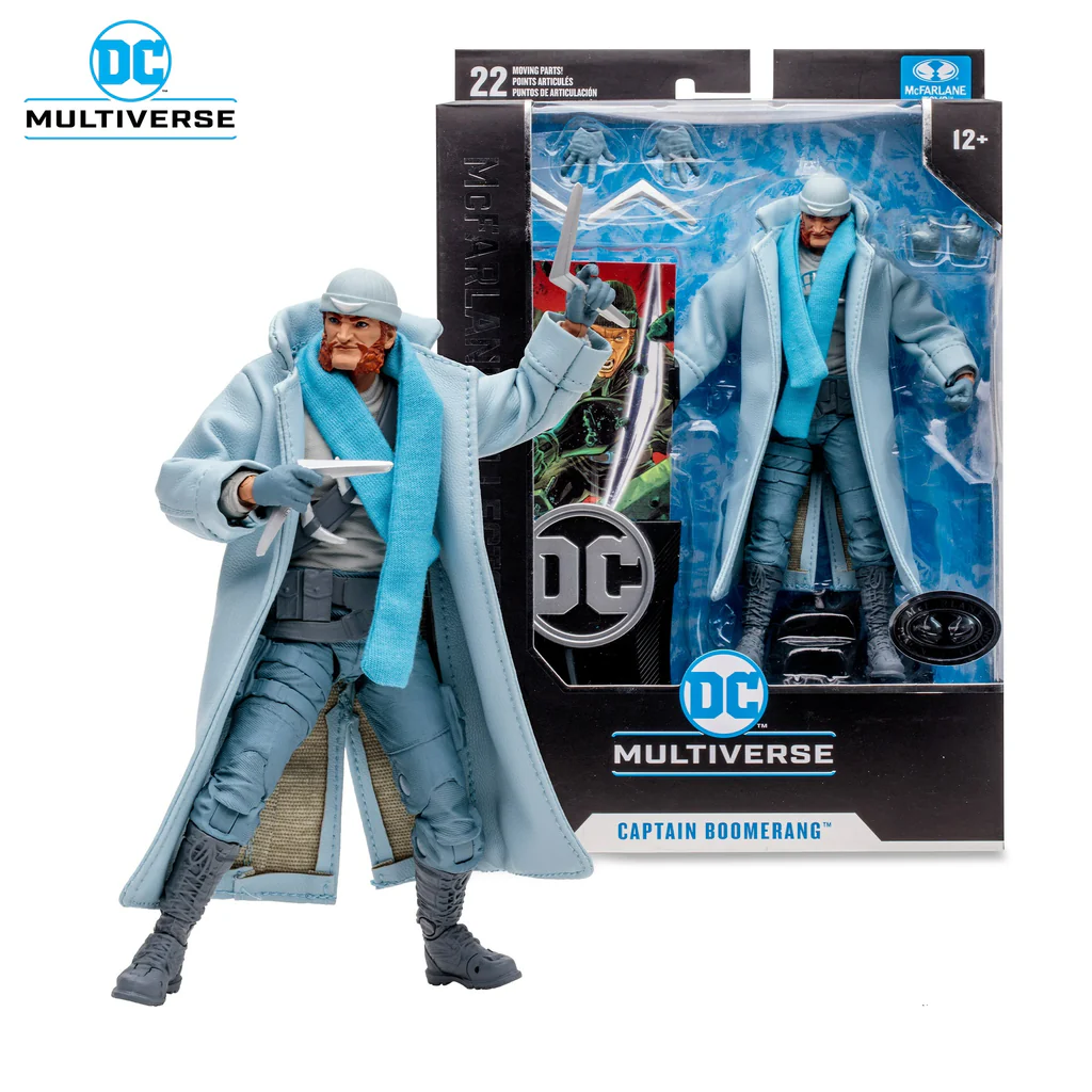 DC MCFARLANE COLLECTOR EDITION 7" WV4 - #13 CAPTAIN BOOMERANG Platinum Edition