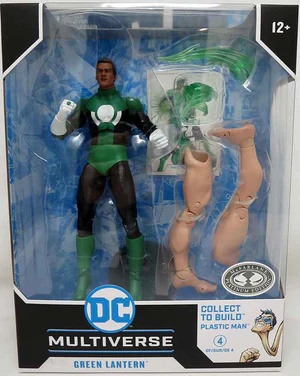 DC Multiverse JLA BAF Plastic Man - Green Lantern John Stewart (Platinum)