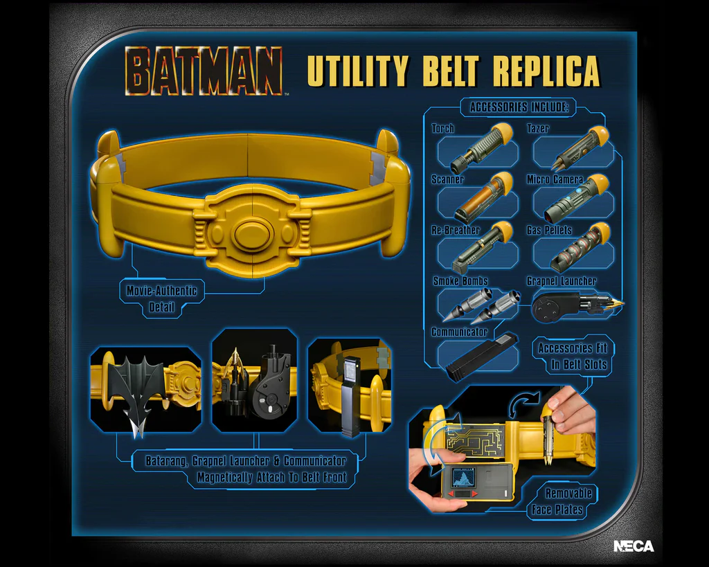 BATMAN PROPLICA 1989 UTILITY BELT