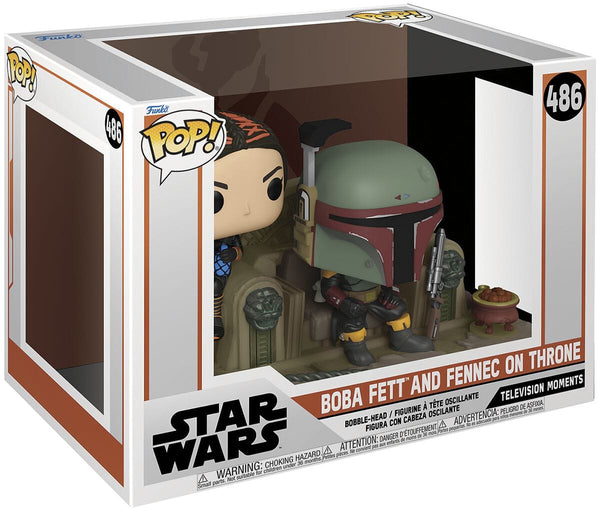 Funko - Star Wars: The Mandalorian Boba Fett and Fennec Shand POP! Moment