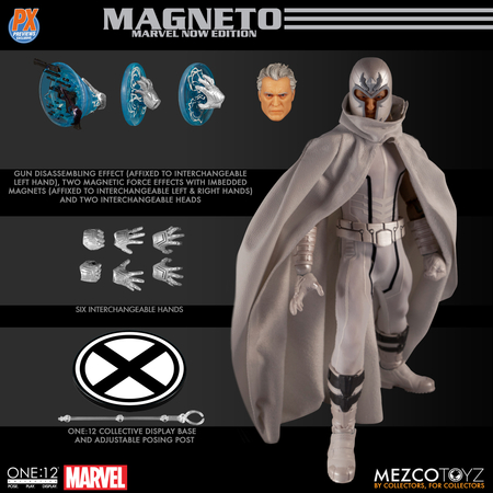 MezcoToyz - X-Men Magneto Marvel NOW! Edition One:12 Figure - PX Exclusive