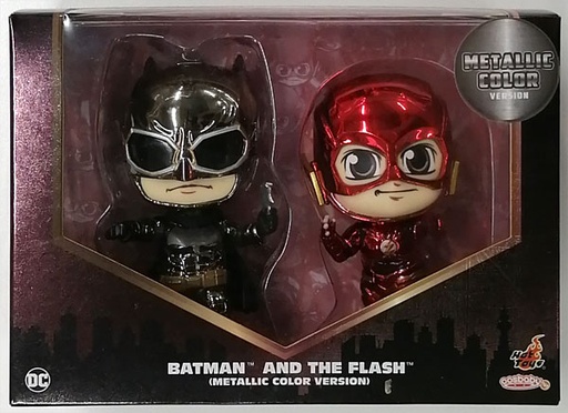 Hot Toys - Cosbaby COSB398 Batman and The Flash ( Metallic color version)