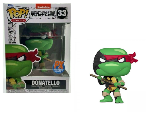 Funko - POP COMICS TMNT DONATELLO  PX Exclusive