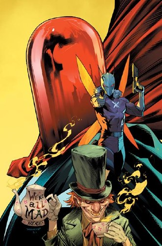 Gotham City Villains Anniversary Giant #1 Cover F Mora Hatter Moth Red Hood Card Stock Variant