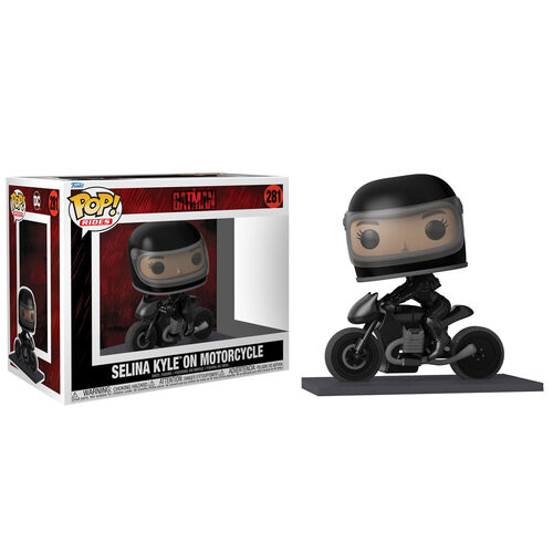 Funko - Batman POP! Rides Deluxe Vinyl Figure Selina on Motorcycle