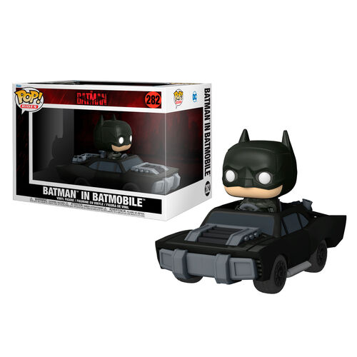 Funko - The Batman in Batmobile Super Deluxe Pop