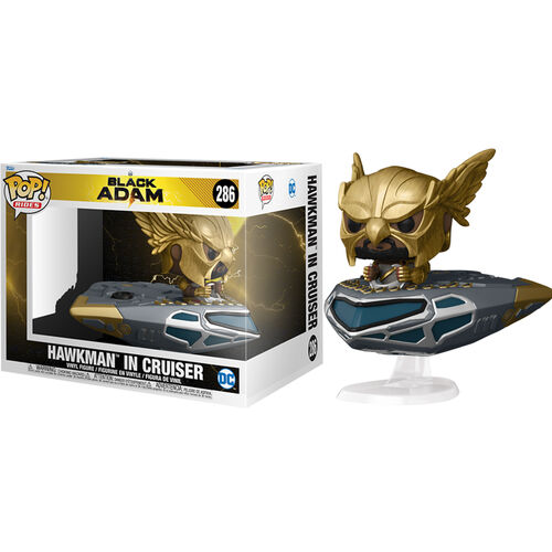 Funko - POP RIDES SUPER DLX BLACK ADAM HAWKMAN CRUISER