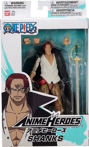 Bandai - ANIME HEROES ONE PIECE SHANKS