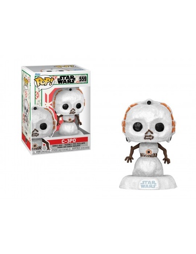 Funko - POP! Star Wars Holiday Vinyl Bobble-Head C-3PO (Snowman) #559