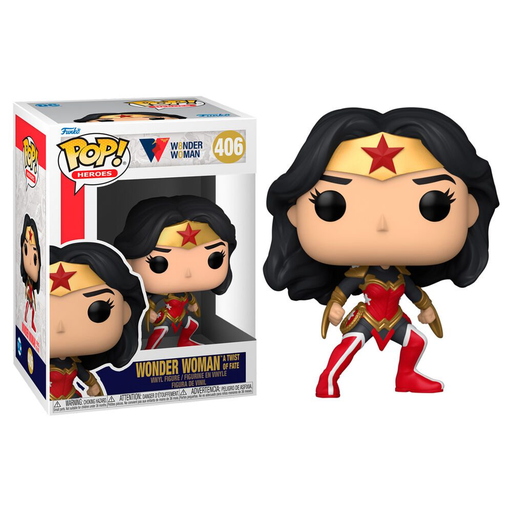 Funko - POP HEROS WONDER WOMAN 80TH A TWIST OF FATE WONDER WOMAN  #406