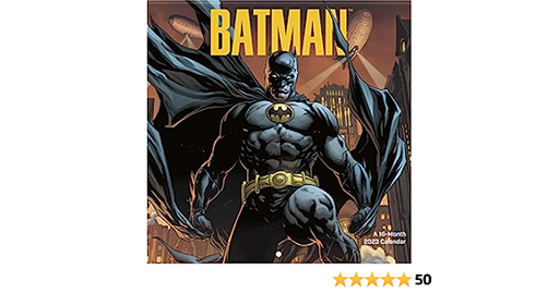 BATMAN 16 MONTH 2023 WALL CALENDAR