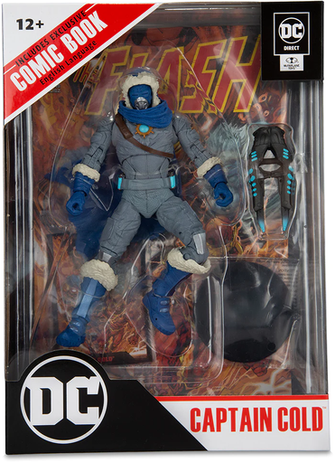 McFarlane Toys - DC DIRECT 7" FIG W/ COMIC THE FLASH WV2 CAPT. COLD