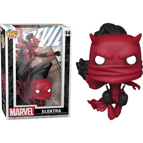 Funko - POP COMIC COVERS MARVEL ELEKTRA AS DAREDEVIL