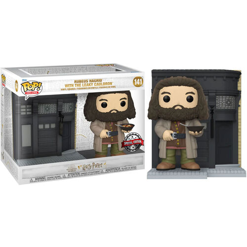 Funko - Harry Potter Diagon Alley The Leaky Cauldron with Hagrid POP! Town - Exclusive