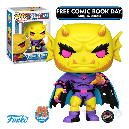 Funko - FCBD 2023 POP HEROES DC ETRIGAN PX Chase