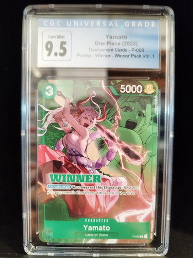 Bandai - One Piece TCG - Yamato - P-008 (Winner Version) CGC Graded