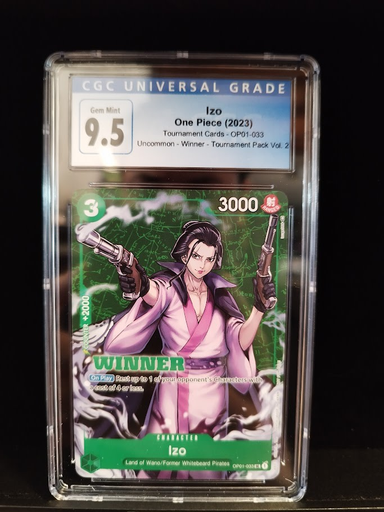 Bandai - One Piece TCG - Izo - OP01-033 (Winner Version) CGC Graded 9.5