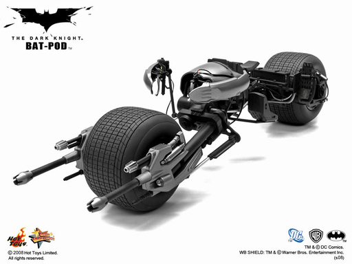 Hot Toys - Hot Toys -  Bat-Pod MMS70 The Dark knight (2009) (Usagé)