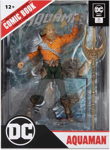 McFarlane Toys - DC DIRECT 7" FIG W/ COMIC - AQUAMAN