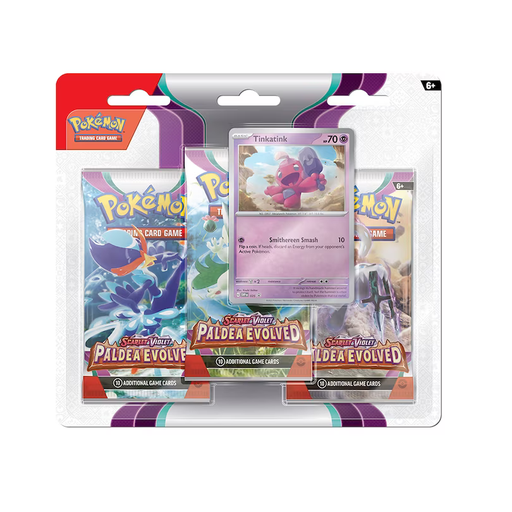 The Pokemon Company - Scarlet & Violet - Paldea Evolved Three Booster Blister Pack