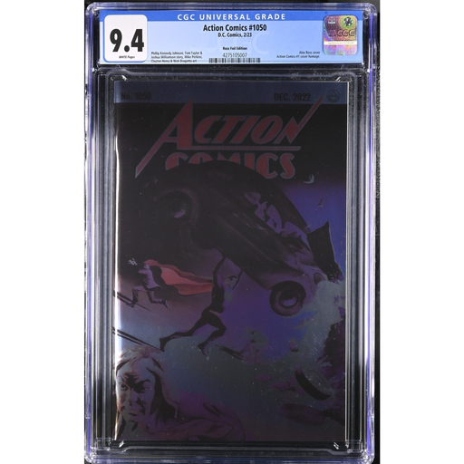 CGC Graded 9.4 - ACTION COMICS #1050 CVR S ROSS FOIL CARD STOCK VAR