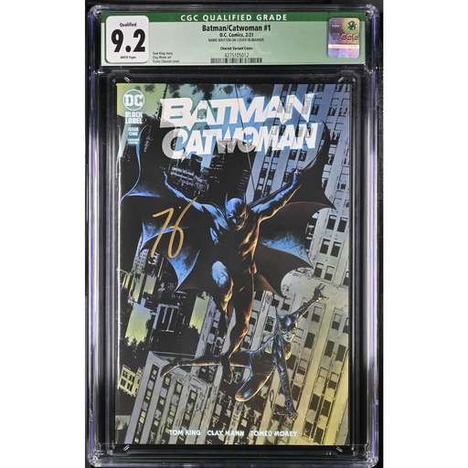 CGC Qualified grade 9.2 -  Batman / Catwoman #1 CVR C Signed by Tom King