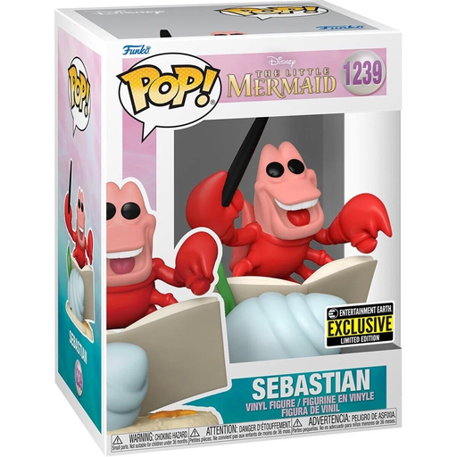 Funko - POP! Disney The Little Mermaid Vinyl Figure Sebastian #1239 EE Exclusive