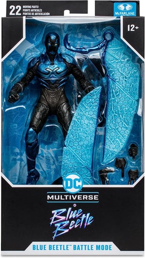 McFarlane Toys - DC BLUE BEETLE MOVIE 7"-BLUE BEETLE(BATTLE MODE)
