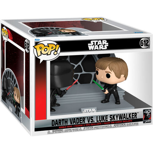 Funko - POP MOMENT STAR WARS EP VI 40TH LUKE VS VADER