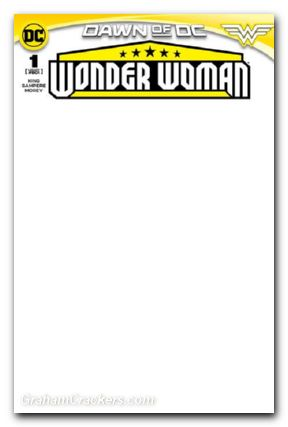 WONDER WOMAN #1 Blank Cover