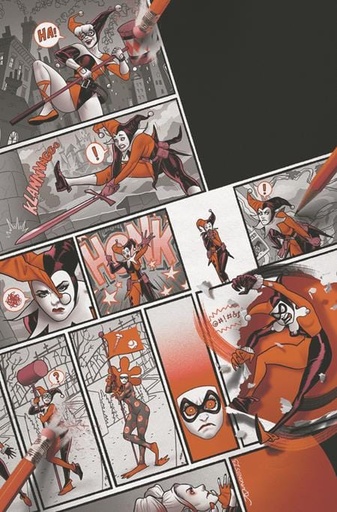 HARLEY QUINN: BLACK WHITE REDDER #4