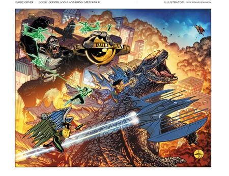 JL VS GODZILLA VS KONG #1