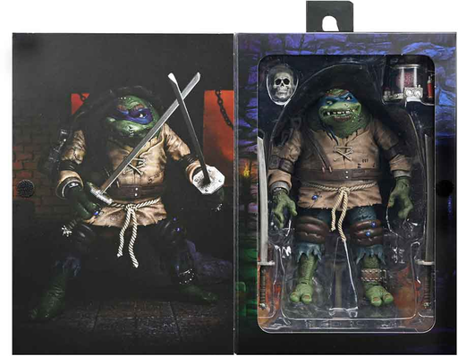NECA - Teenage Mutant Ninja Turtles Universal Monsters Action Figure Ultimate - Leonardo as Hunchback