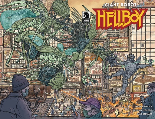 Giant Robot Hellboy #2 (CVR B) (Wraparound) (Geof Darrow)